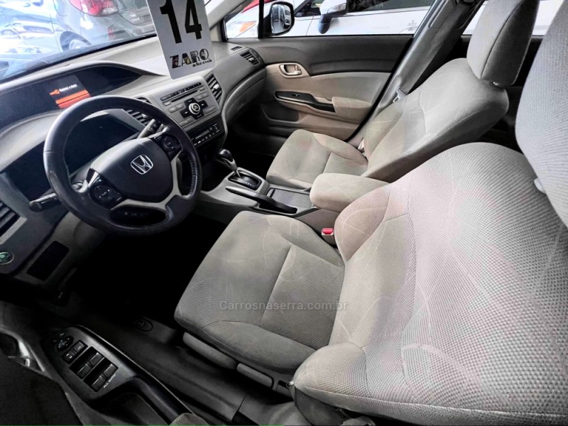 CIVIC 1.8 LXS 16V FLEX 4P AUTOMÁTICO - 2014 - CARLOS BARBOSA