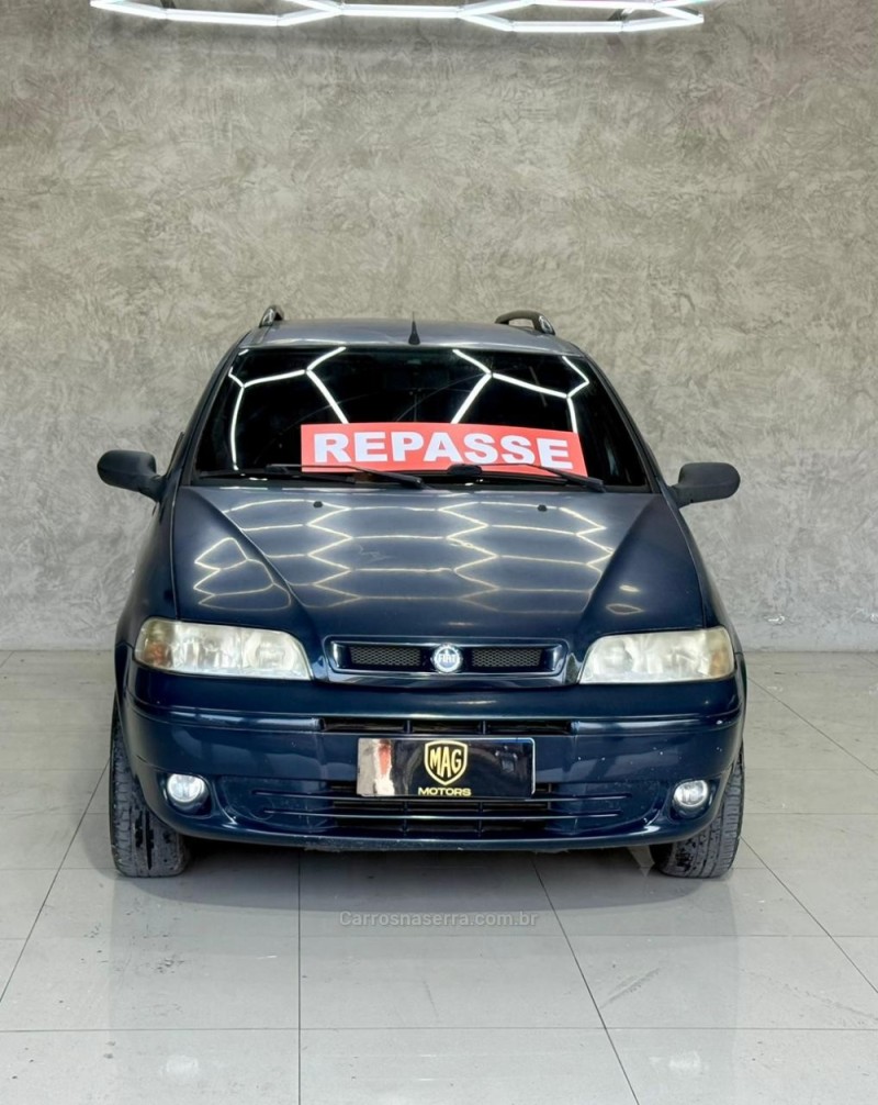 PALIO 1.0 MPI 6M WEEKEND 8V GASOLINA 4P MANUAL - 2002 - CAXIAS DO SUL