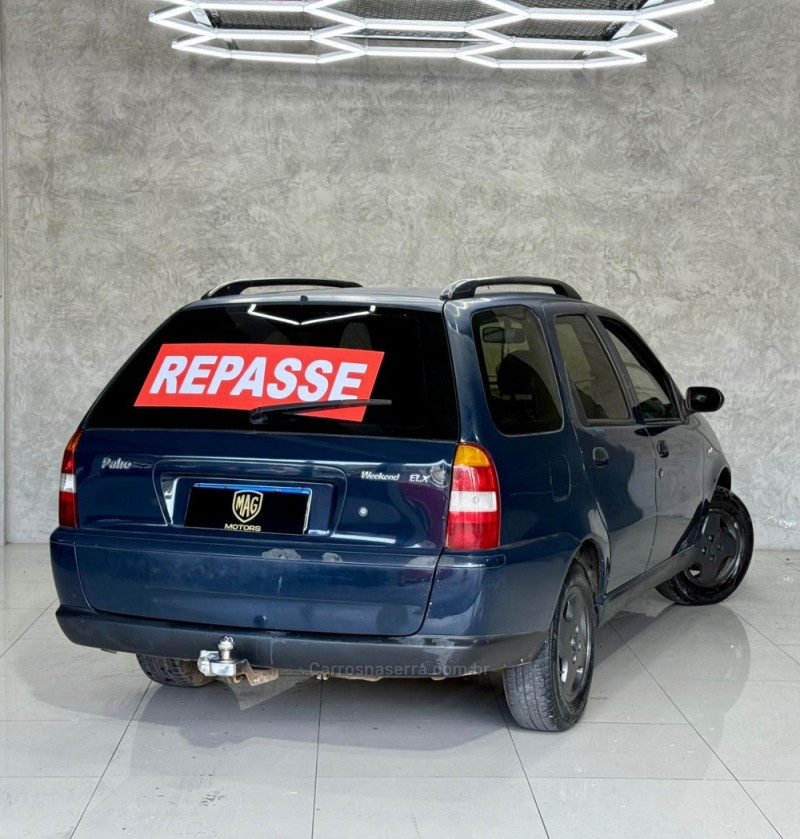 PALIO 1.0 MPI 6M WEEKEND 8V GASOLINA 4P MANUAL - 2002 - CAXIAS DO SUL