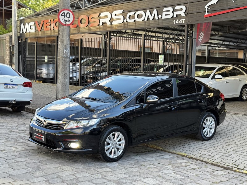 civic 2.0 lxr 16v flex 4p automatico 2014 caxias do sul