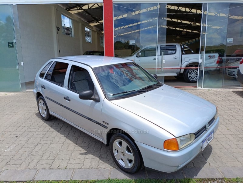 gol 1.0 mi 16v gasolina 4p manual 1999 nova prata