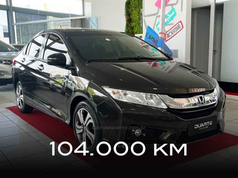 city 1.5 ex 16v flex 4p automatico 2015 porto alegre