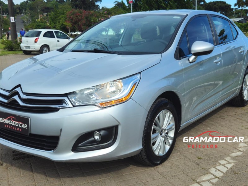 c4 lounge 2.0 mpfi origine 16v flex 4p automatico 2016 canela