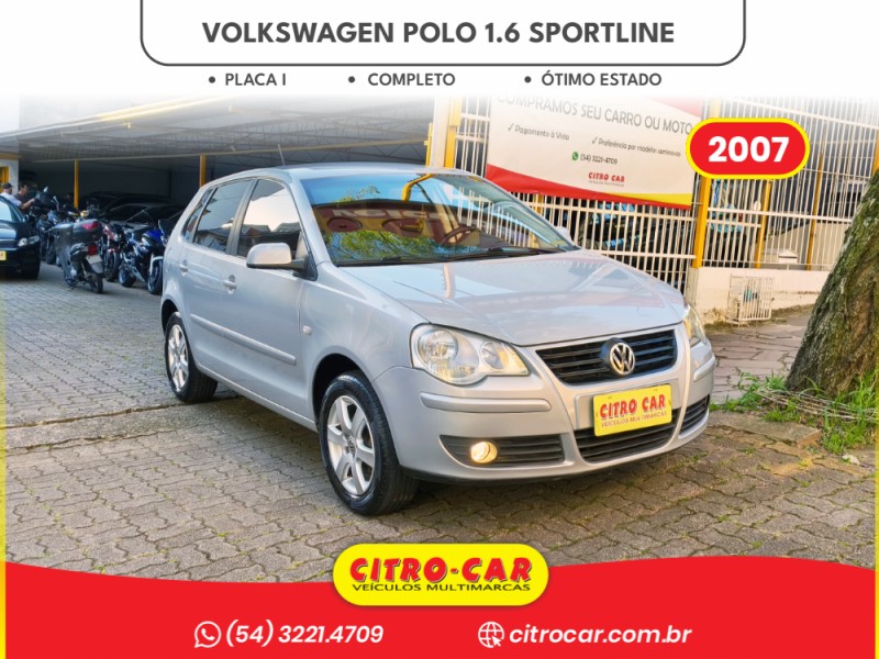 polo 1.6 mi sportline 8v flex 4p manual 2007 caxias do sul