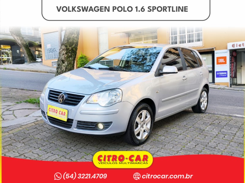 POLO 1.6 MI SPORTLINE 8V FLEX 4P MANUAL - 2007 - CAXIAS DO SUL