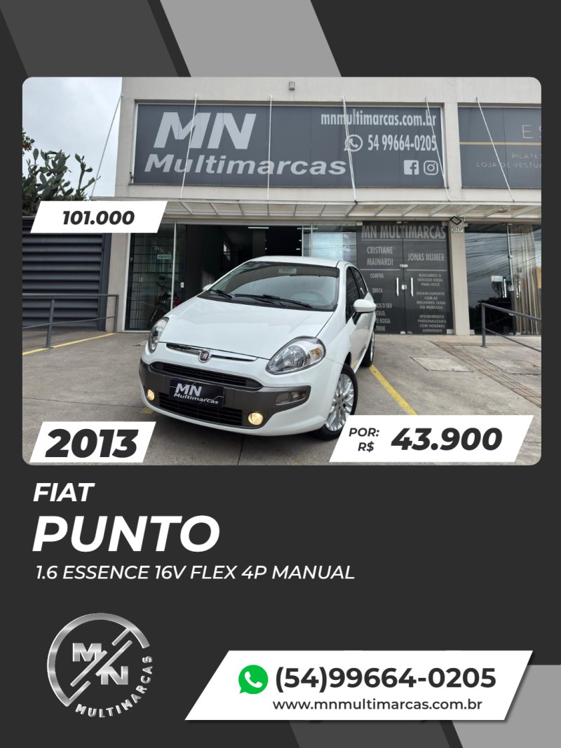 punto 1.6 essence 16v flex 4p manual 2013 bento goncalves