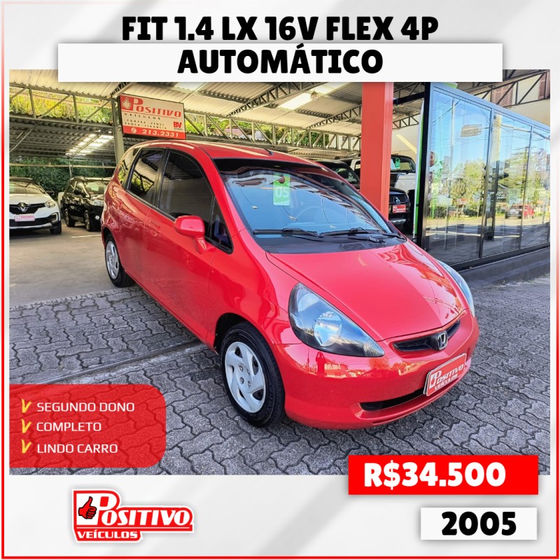 fit 1.4 lx 16v flex 4p automatico 2005 caxias do sul