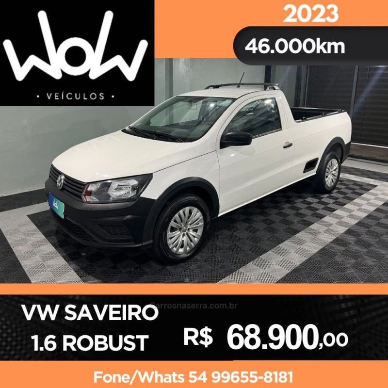 saveiro 1.6 msi robust cs 8v flex 2p manual 2023 bento goncalves