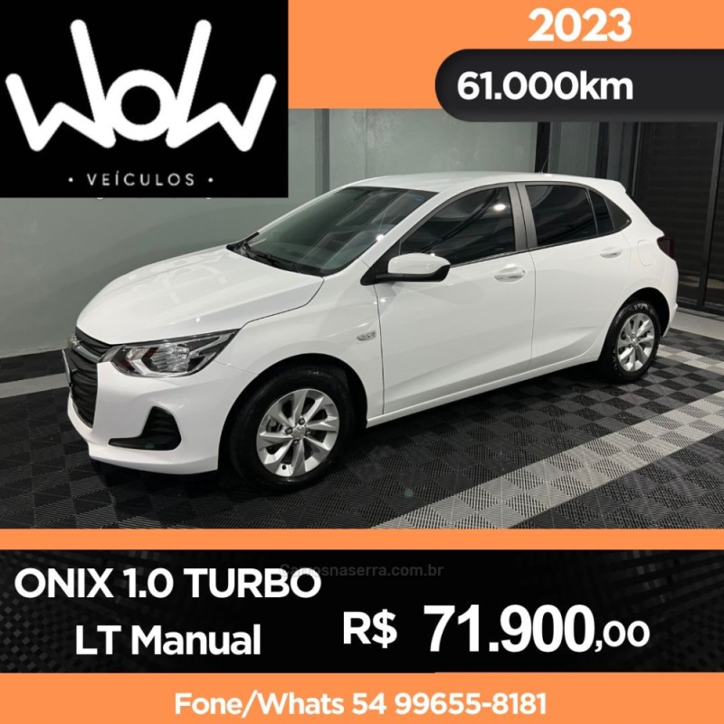 onix 1.0 lt plus 12v turbo 4p flex manual 2023 bento goncalves