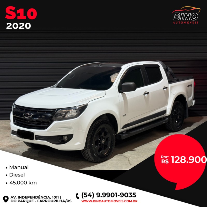 s10 2.8 lt 4x4 cd 16v turbo diesel 4p manual 2020 farroupilha