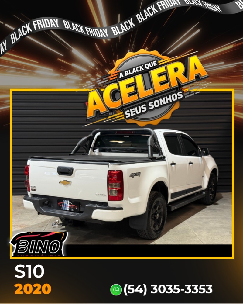 S10 2.8 LT 4X4 CD 16V TURBO DIESEL 4P MANUAL - 2020 - FARROUPILHA