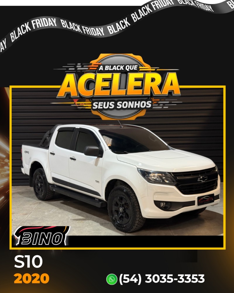 S10 2.8 LT 4X4 CD 16V TURBO DIESEL 4P MANUAL - 2020 - FARROUPILHA