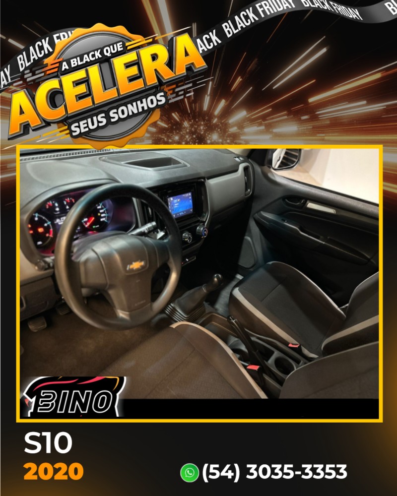 S10 2.8 LT 4X4 CD 16V TURBO DIESEL 4P MANUAL - 2020 - FARROUPILHA