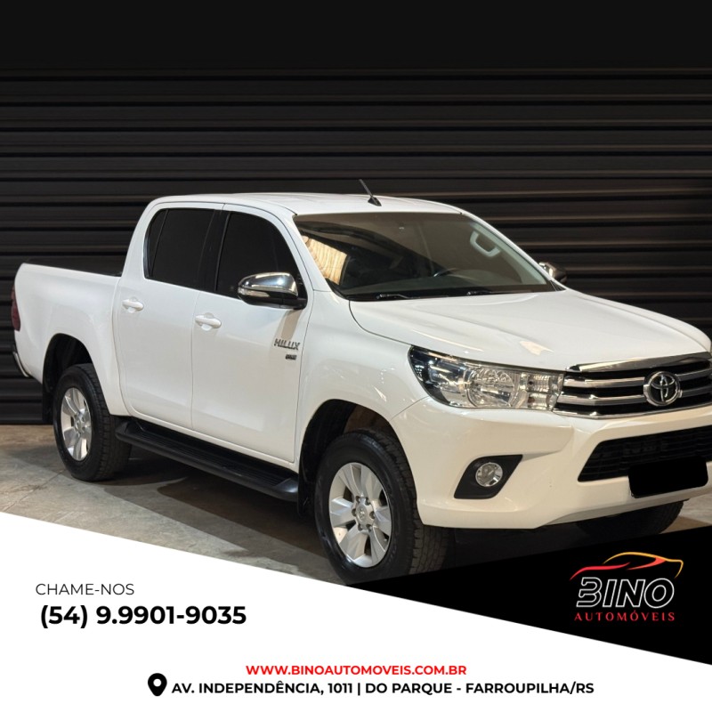 HILUX 2.7 SRV 4X2 CD 16V FLEX 4P AUTOMÁTICO - 2017 - FARROUPILHA