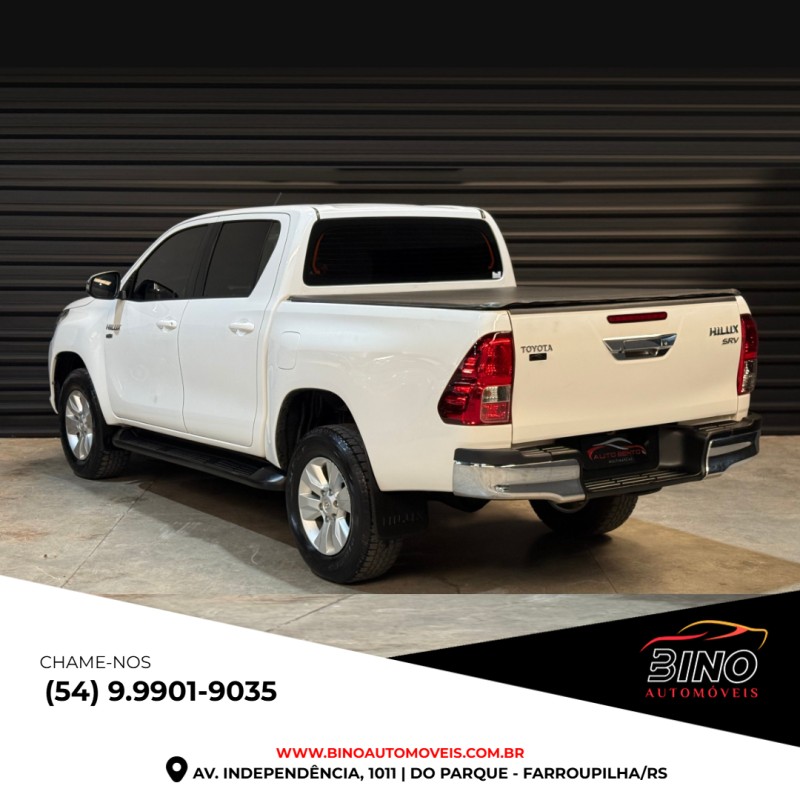 HILUX 2.7 SRV 4X2 CD 16V FLEX 4P AUTOMÁTICO - 2017 - FARROUPILHA