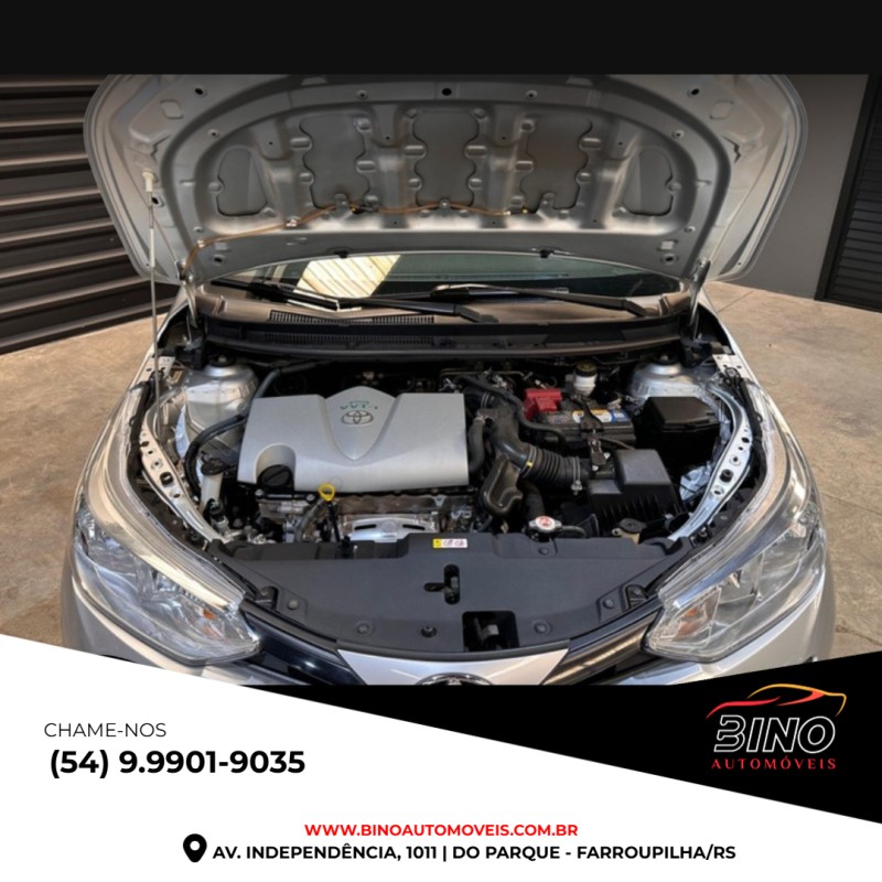 YARIS 1.3 16V FLEX XL PLUS TECH MULTIDRIVE17 - 2019 - FARROUPILHA