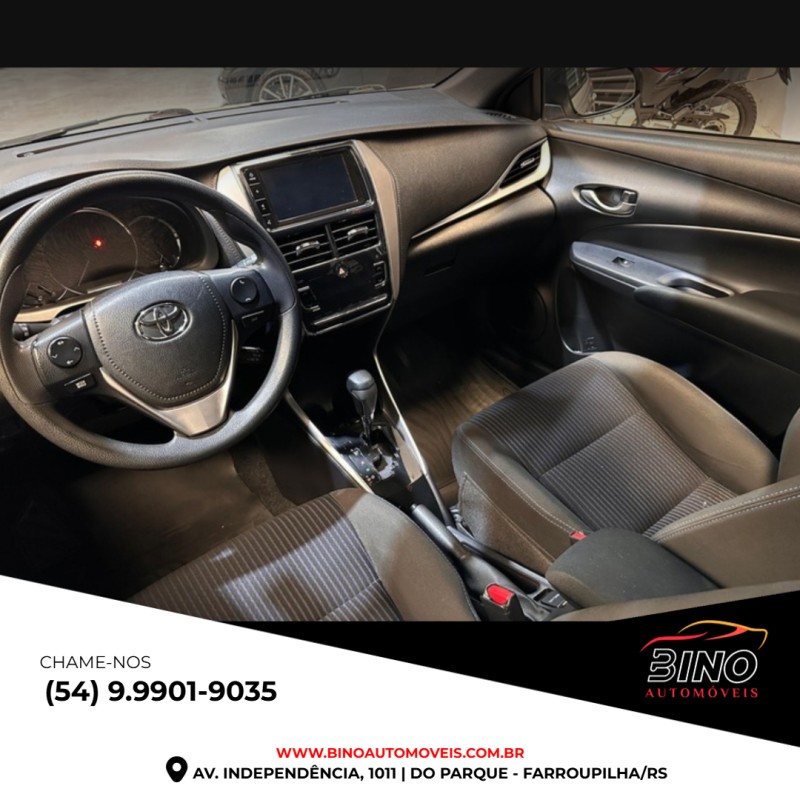 YARIS 1.3 16V FLEX XL PLUS TECH MULTIDRIVE17 - 2019 - FARROUPILHA