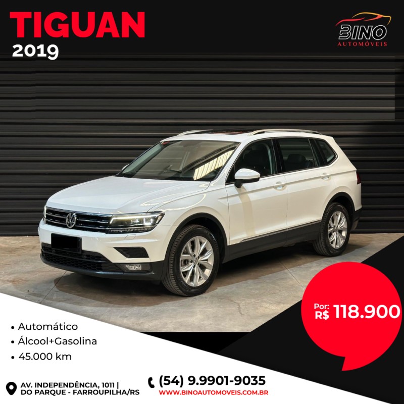 tiguan 1.4 allspace comfort 250 tsi flex 4p 2019 farroupilha