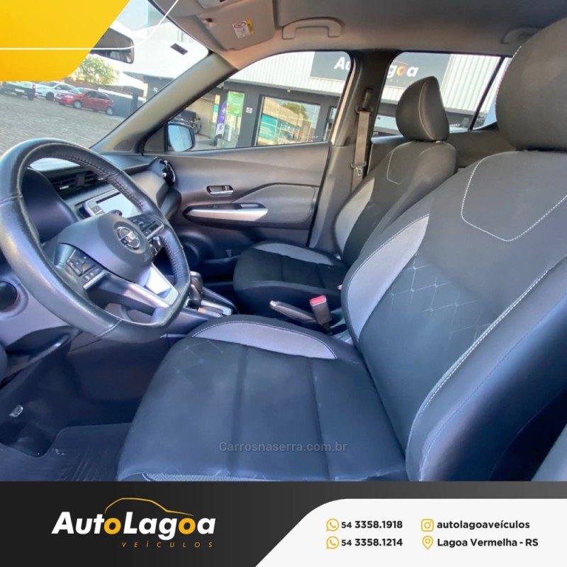 KICKS 1.6 16V FLEX SV 4P XTRONIC - 2020 - LAGOA VERMELHA