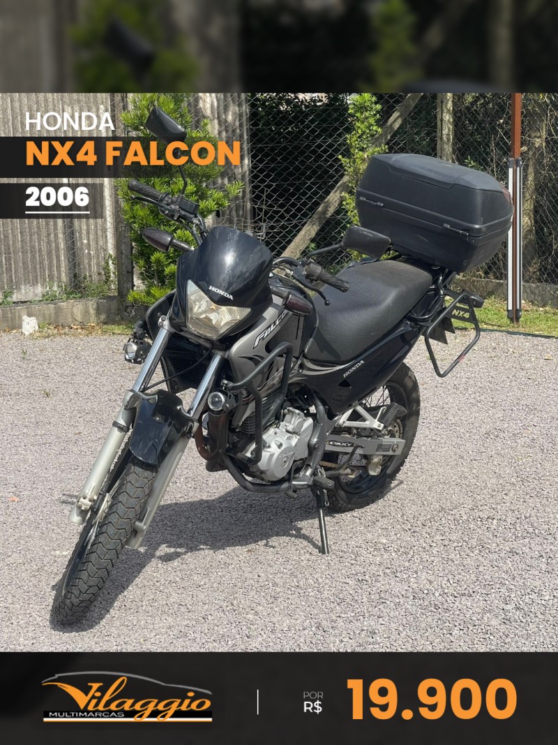 HONDA - NX4 FALCON - 2006/2006 - Preta - R$ 19.900,00
