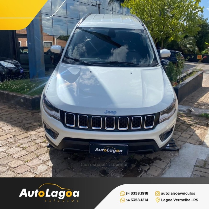 COMPASS 2.0 16V DIESEL LONGITUDE 4X4 AUTOMÁTICO - 2018 - LAGOA VERMELHA