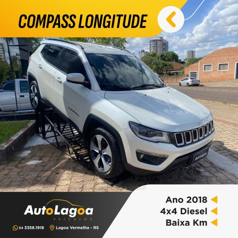 compass 2.0 16v diesel longitude 4x4 automatico 2018 lagoa vermelha
