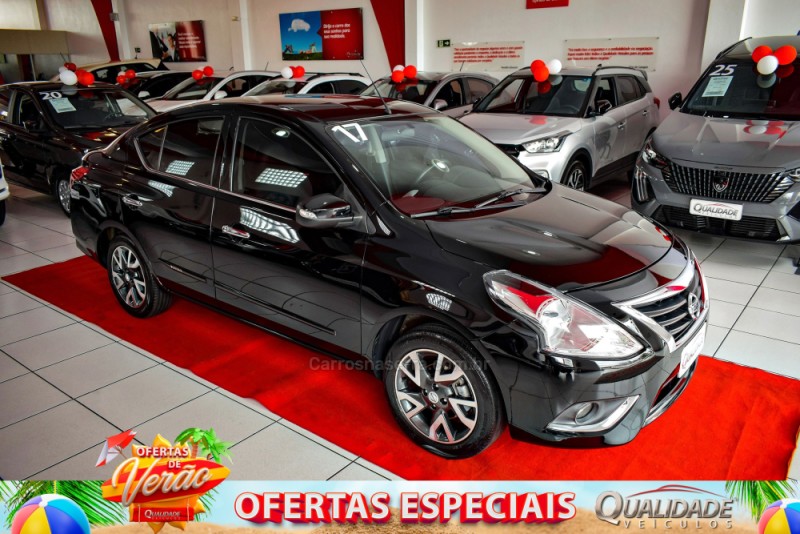 versa 1.6 16v flex unique 4p xtronic 2017 santa cruz do sul