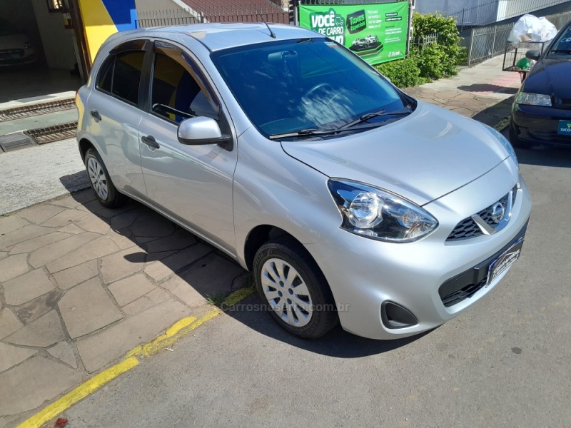 MARCH 1.6 S 16V FLEX 4P MANUAL - 2015 - NOVA PRATA