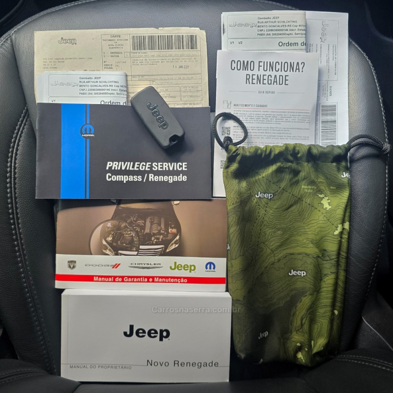 RENEGADE 1.8 16V FLEX 4P AUTOMÁTICO - 2022 - BENTO GONçALVES