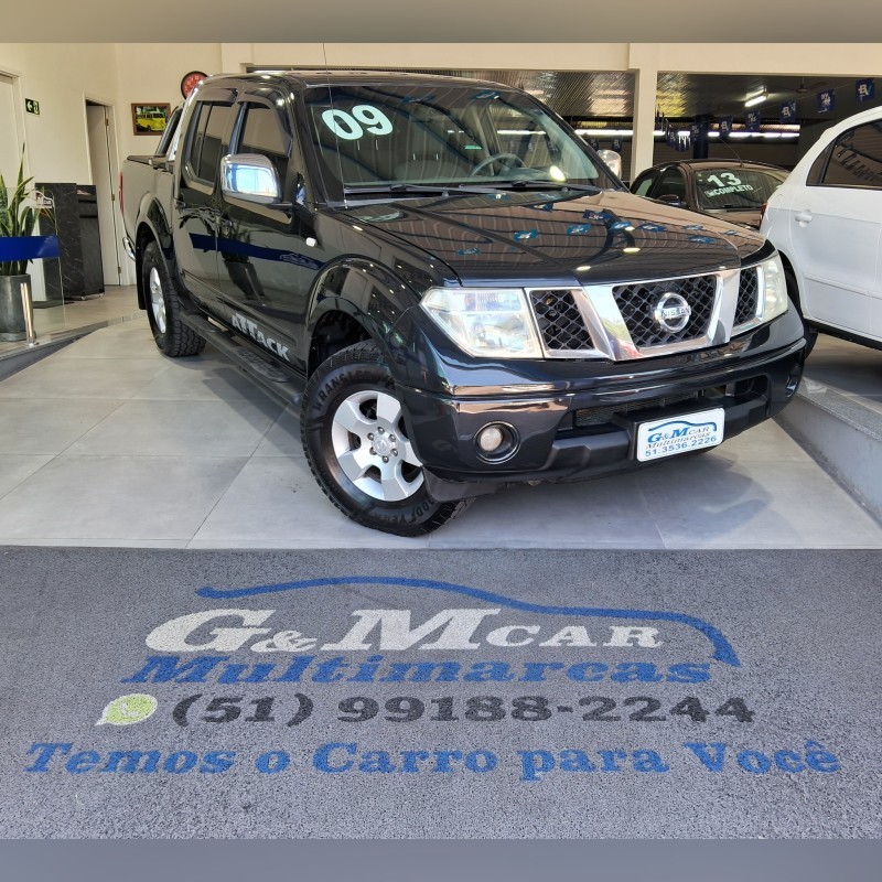 frontier 2.5 se 4x4 cd turbo eletronic diesel 4p automatico 2009 sao sebastiao do cai
