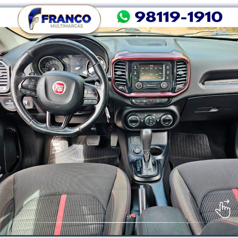 TORO 1.8 16V EVO FLEX FREEDOM AUTOMÁTICO - 2019 - VACARIA