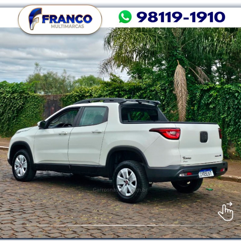 TORO 1.8 16V EVO FLEX FREEDOM AUTOMÁTICO - 2019 - VACARIA