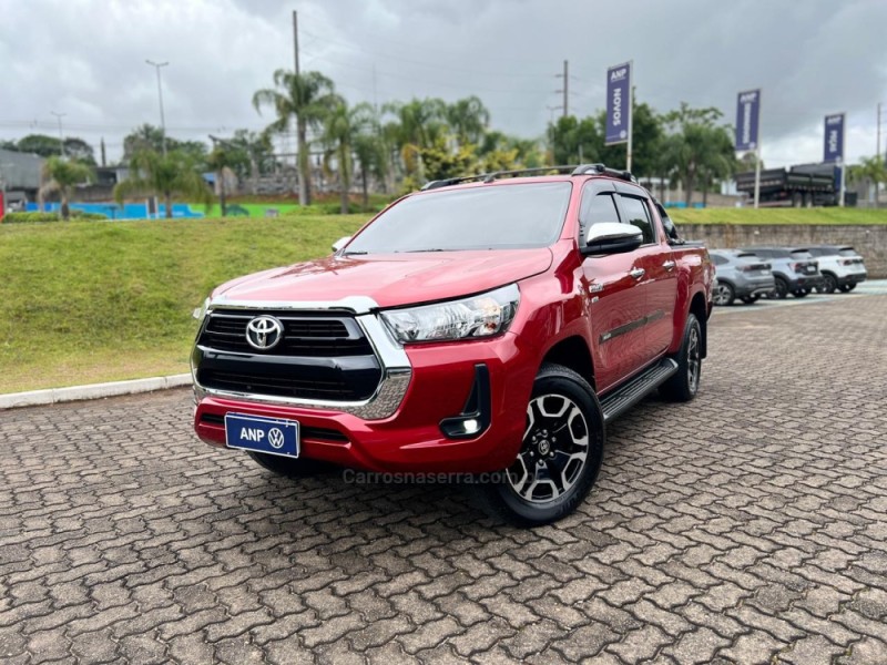 hilux 2.7 srv 4x4 cd 16v flex 4p automatico 2021 nova petropolis