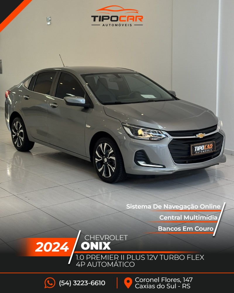 onix 1.0	premier ii plus 12v turbo flex 4p automatico 2024 caxias do sul