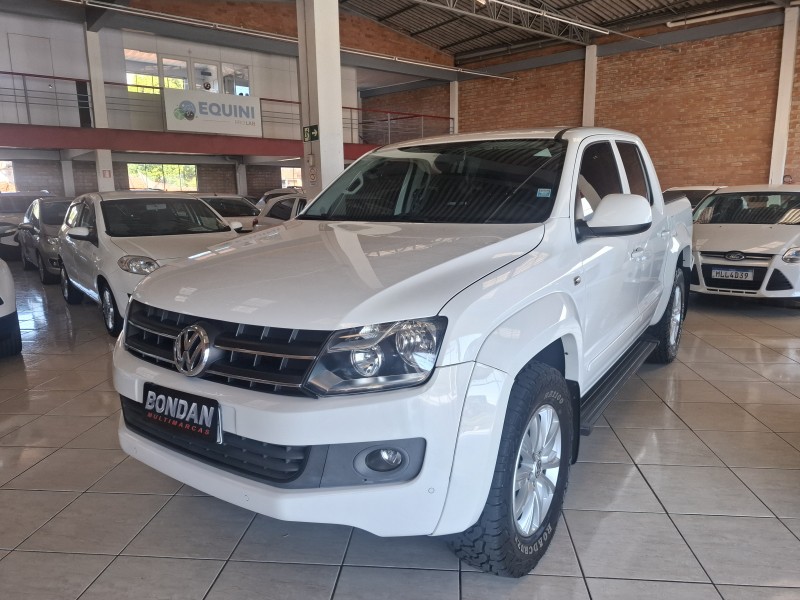 AMAROK 2.0 TRENDLINE 4X4 CD 16V TURBO INTERCOOLER DIESEL 4P AUTOMÁTICO