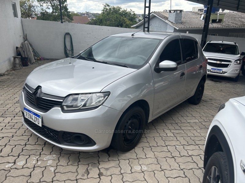 sandero 1.0 authentique 12v flex 4p manual 2018 caxias do sul