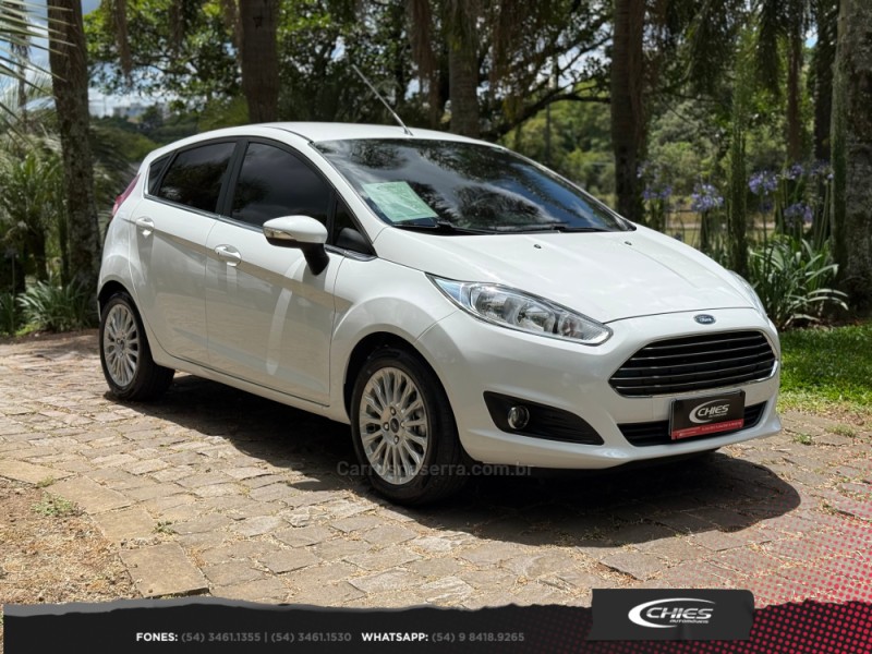 fiesta 1.0 ecoboost titanium plus hatch 12v gasolina 4p automatico 2017 carlos barbosa