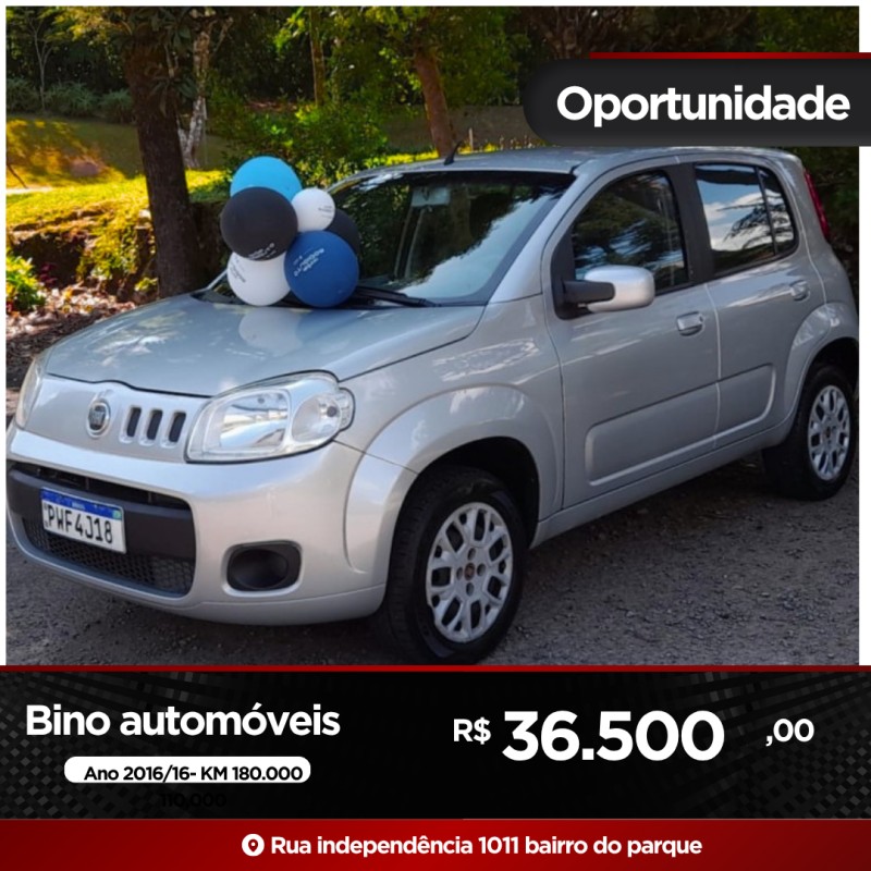 uno 1.0 vivace 8v flex 4p manual 2016 farroupilha