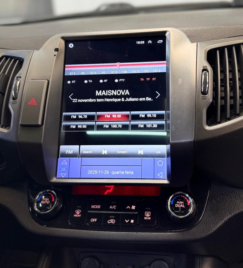 SPORTAGE 2.0 EX 4X2 16V FLEX 4P AUTOMÁTICO - 2012 - CAXIAS DO SUL