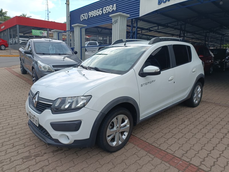 sandero 1.6 stepway easy r 16v flex 4p automatico 2016 bom principio