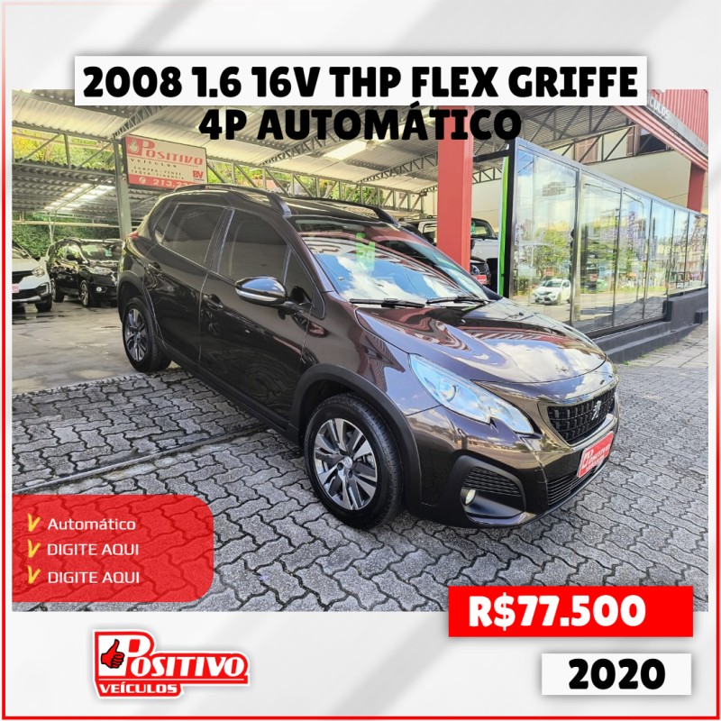 2008 1.6 16v thp flex griffe 4p automatico 2020 caxias do sul