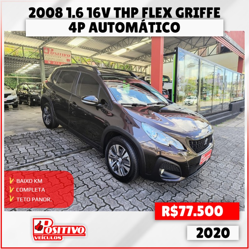 2008 1.6 16v thp flex griffe 4p automatico 2020 caxias do sul