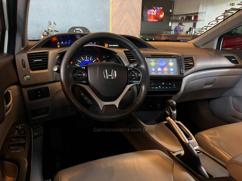 CIVIC 1.8 LXS 16V FLEX 4P AUTOMÁTICO - 2014 - CAMPO BOM