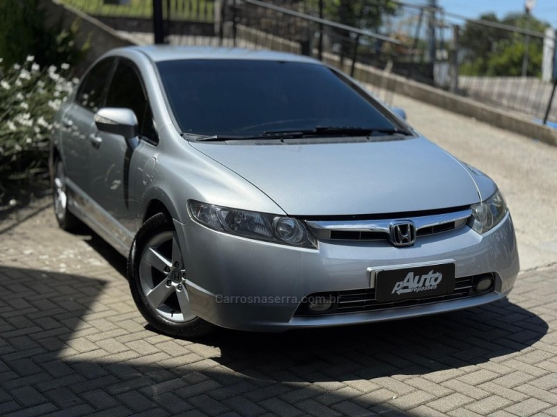 civic 1.8 lxs 16v flex 4p automatico 2008 farroupilha