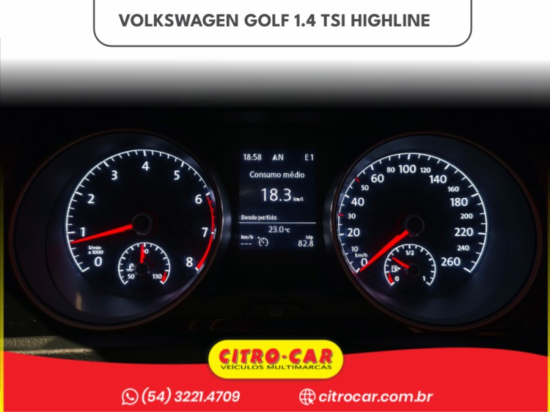 GOLF 1.4 TSI HIGHLINE 16V GASOLINA 4P AUTOMÁTICO - 2015 - CAXIAS DO SUL