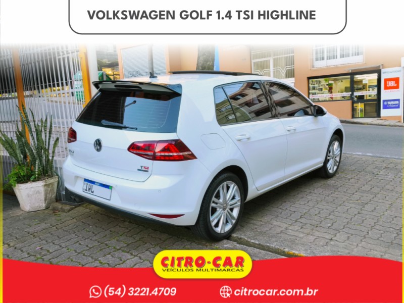GOLF 1.4 TSI HIGHLINE 16V GASOLINA 4P AUTOMÁTICO - 2015 - CAXIAS DO SUL