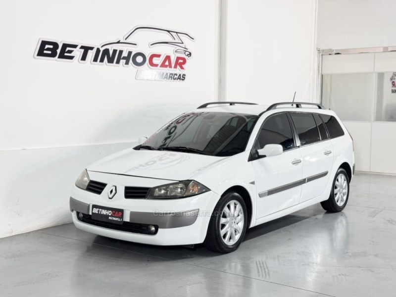 MÉGANE 2.0 DYNAMIQUE GRAND TOUR 16V GASOLINA 4P MANUAL - 2013 - ESTâNCIA VELHA