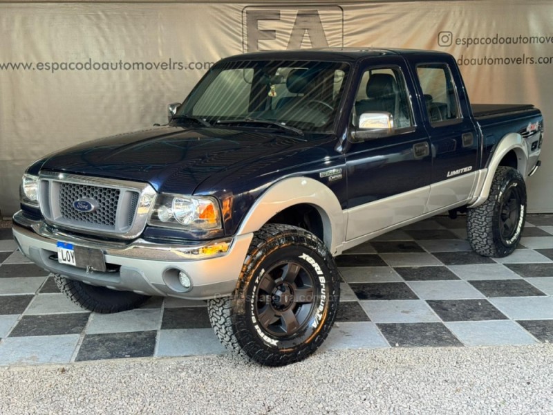 ranger 2.8 xlt limited 4x4 cd 8v turbo intercooler diesel 4p manual 2005 nova prata