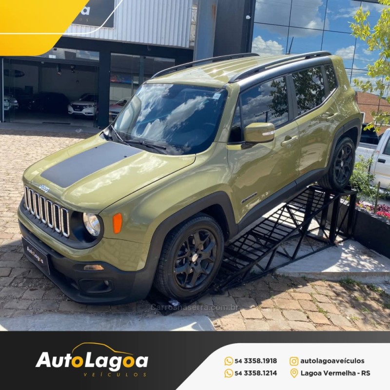 RENEGADE 1.8 16V FLEX LONGITUDE 4P AUTOMÁTICO - 2016 - LAGOA VERMELHA