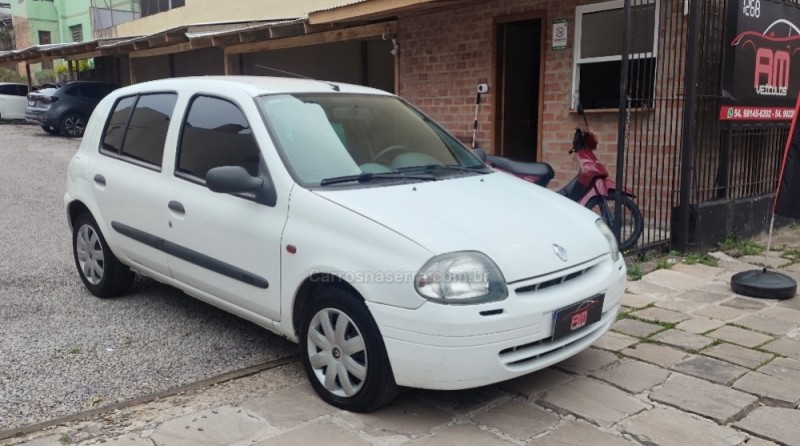 clio 1.0 rn 16v gasolina 4p manual 2001 caxias do sul